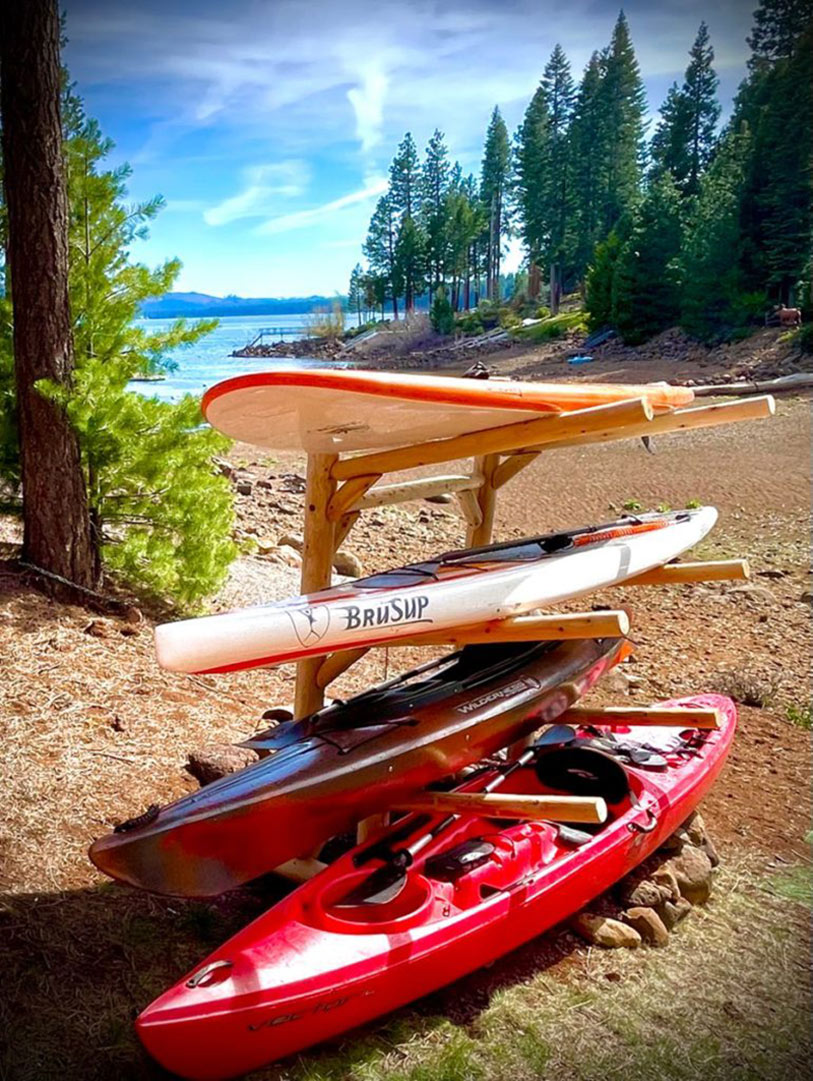 Kayak Racks For SUP, Kayak, And Canoe Protection & Boat Docks