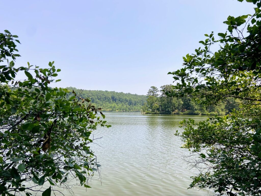 Lake for Kayaking in Oak Mountain State Park AL